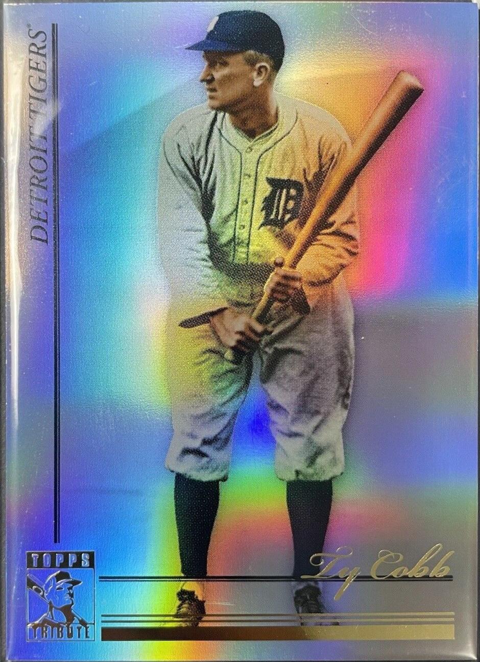 Ty Cobb #3 Baseball Cards 2010 Topps Tribute
