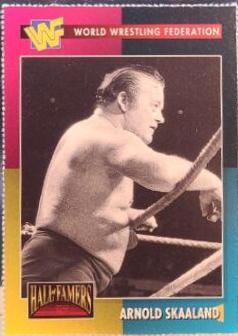 Arnold Skaaland #41 Wrestling Cards 1995 WWF Magazine