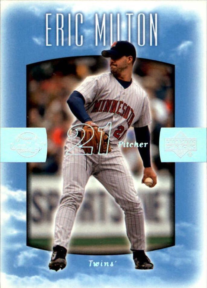 Eric Milton #31 Baseball Cards 2002 Upper Deck Sweet Spot