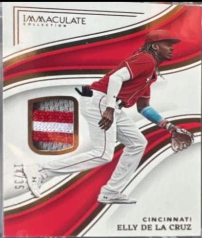 Elly De La Cruz #132 Baseball Cards 2023 Panini Immaculate