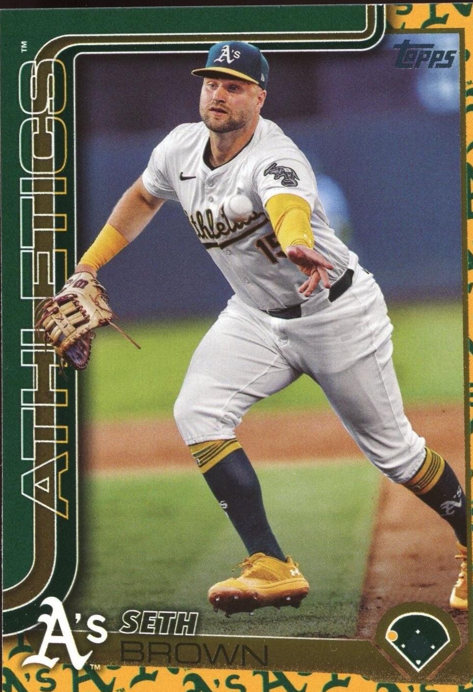 Seth Brown [Tin Variations] #8 Prices | 2025 Topps | Baseball Cards