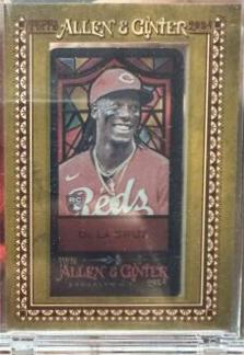 Elly De La Cruz #44 Baseball Cards 2024 Topps Allen & Ginter Stained Glass Mini