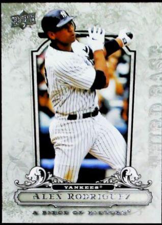 Alex Rodriguez #63 Baseball Cards 2008 Upper Deck Piece of History