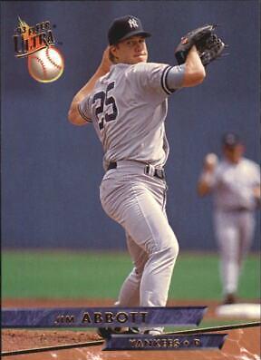 Jim Abbott #590 1993 Ultra Baseball