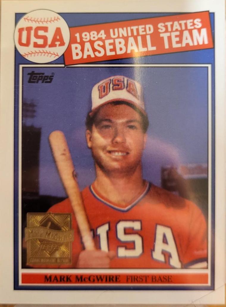 Mark McGwire #401 Baseball Cards 1999 Topps Stars Rookie Reprint