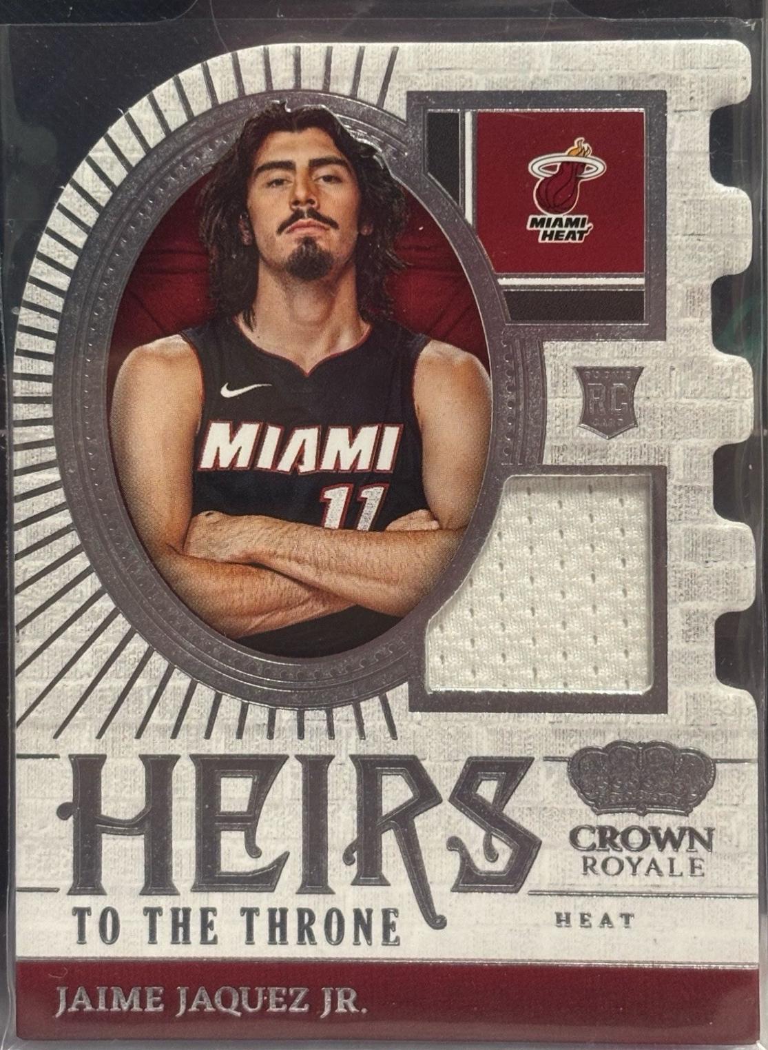 Jaime Jaquez Jr. #HT-JAQ Basketball Cards 2023 Panini Crown Royale Heir to the Throne