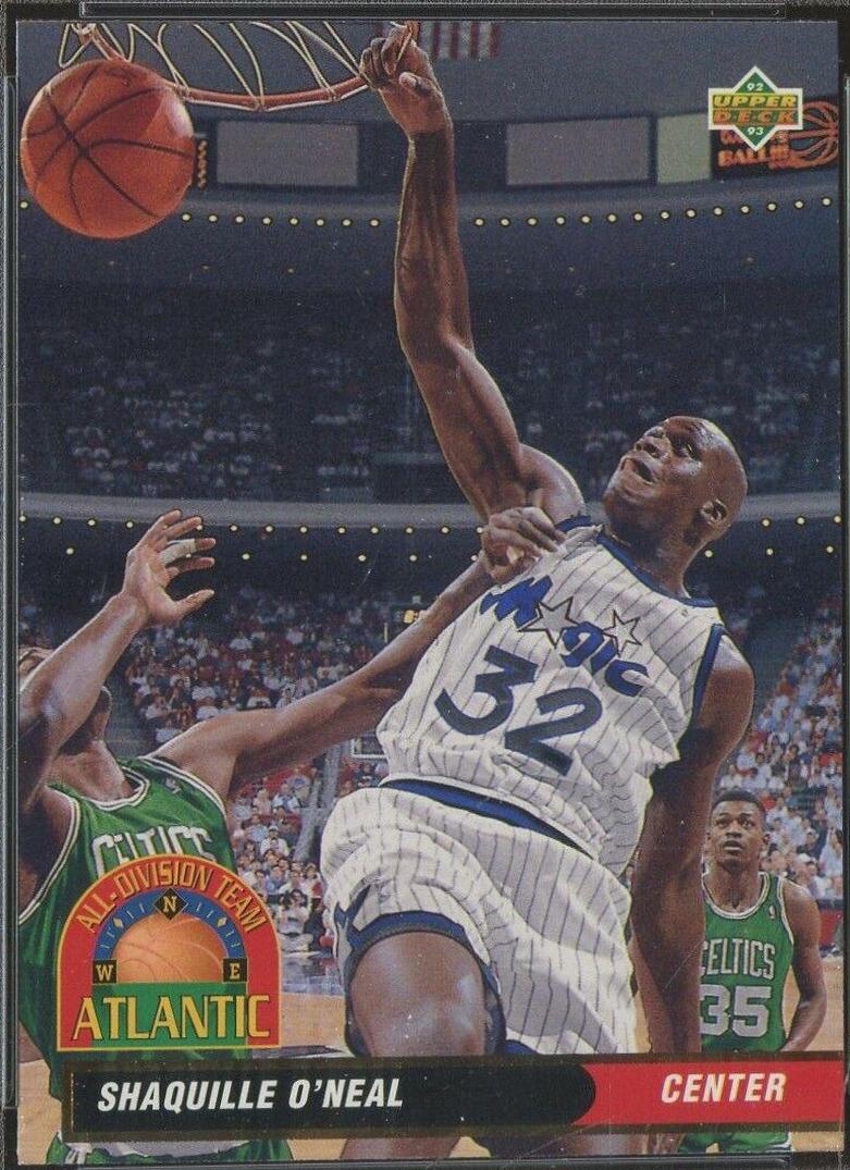 Shaquille O'Neal #35 Basketball Cards 1992 Upper Deck International