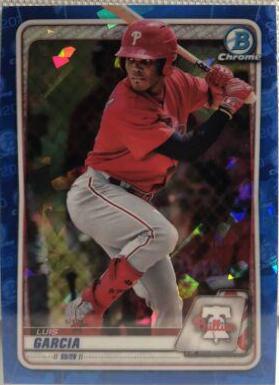 Luis Garcia #BCP-126 2020 Bowman Chrome Prospects Sapphire Baseball