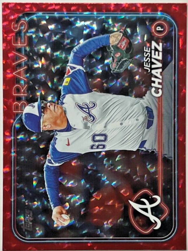Jesse Chavez [Red Crackle Foilboard] #US301