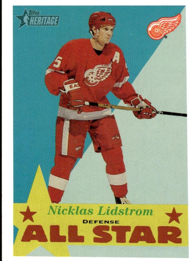 Nicklas Lidstrom #112 2001 Topps Heritage Hockey