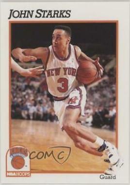 John Starks #406 Basketball Cards 1991 Hoops