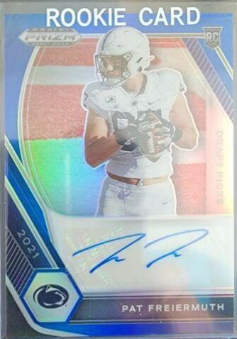 Pat Freiermuth #DPA-PAT 2021 Panini Prizm Draft Picks Autographs Football