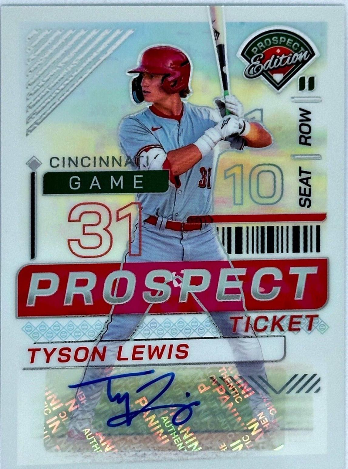Tyson Lewis [Holo Ticket Signature] #150
