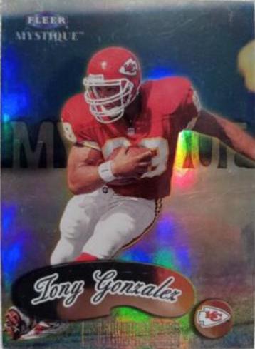 Tony Gonzalez #21 Football Cards 1999 Fleer Mystique