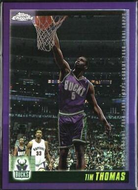 Tim Thomas #30 Basketball Cards 2000 Topps Chrome