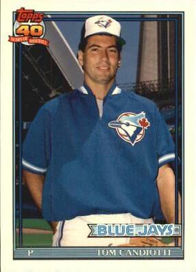 Tom Candiotti #18T Baseball Cards 1991 Topps Traded Tiffany