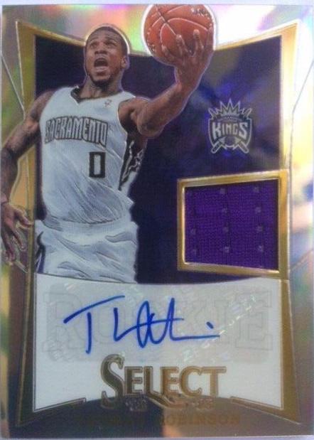 Thomas Robinson Jersey Autograph Prizm #273 2012 Panini Select Basketball