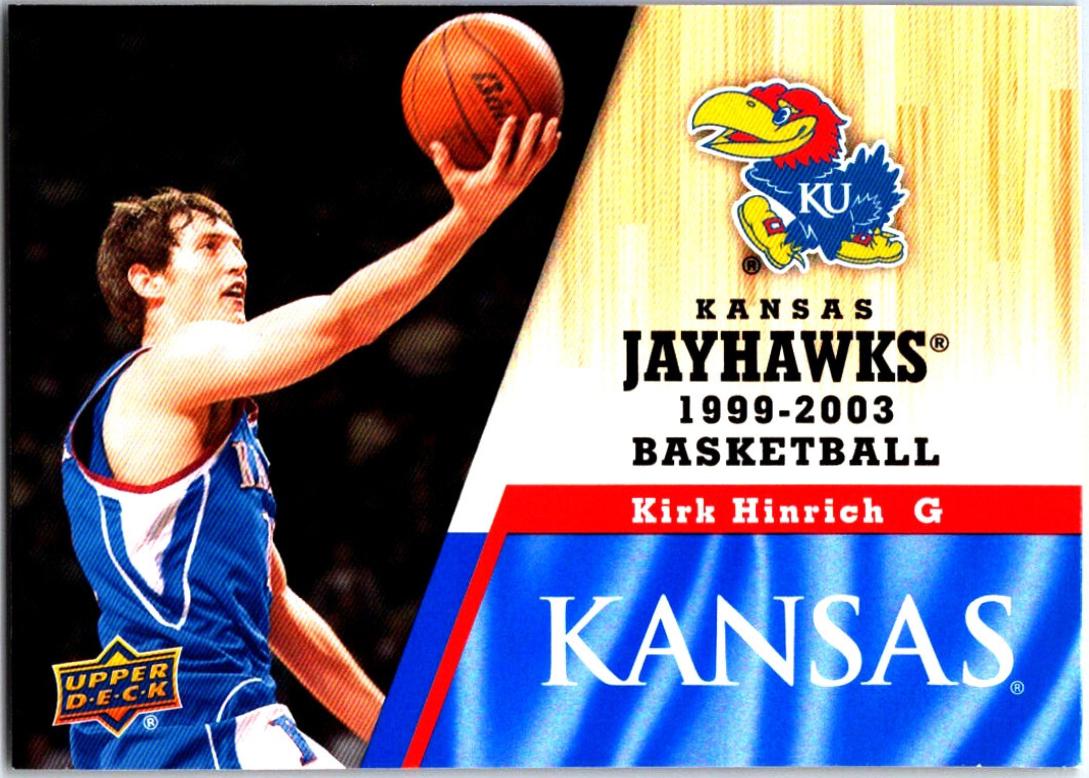 Kirk Hinrich #68 2013 Upper Deck University Of Kansas Basketball