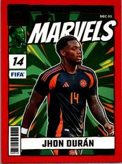 Jhon Duran [Red] #20 Soccer Cards 2024 Panini Donruss Net Marvels Prices