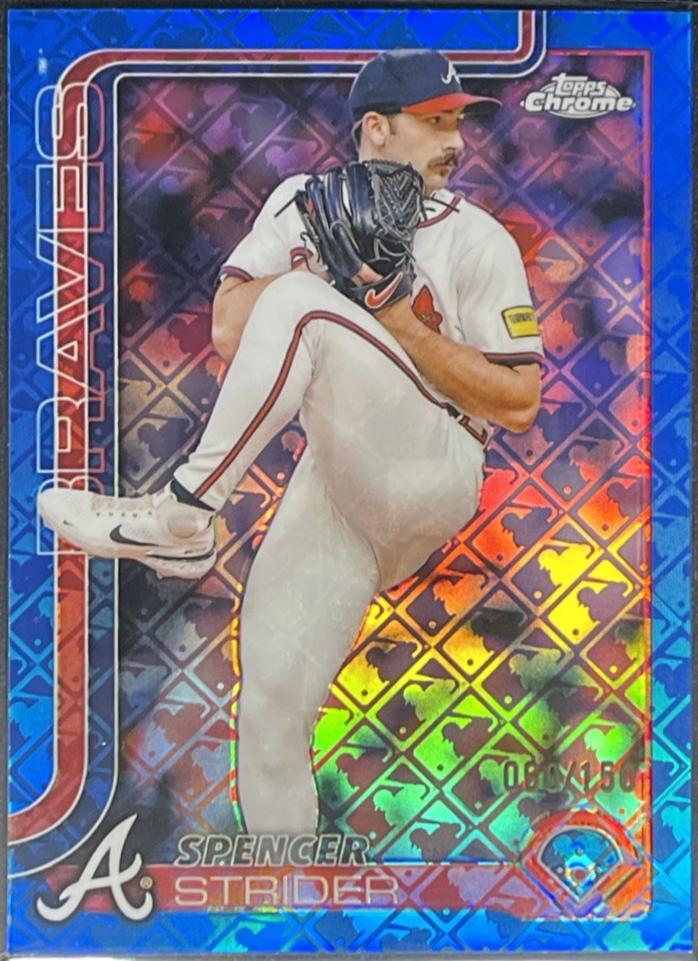 Spencer Strider [Blue Refractor] #46