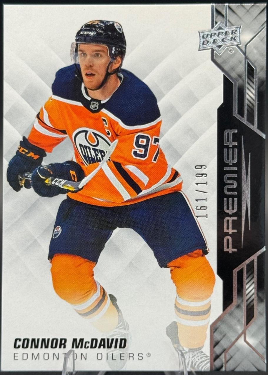 Connor McDavid #50 2019-20 Upper Deck Premier Hockey