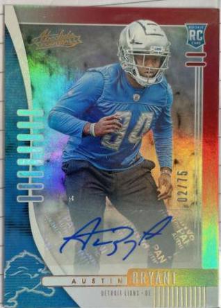 Austin Bryant #155 Football Cards 2019 Panini Absolute