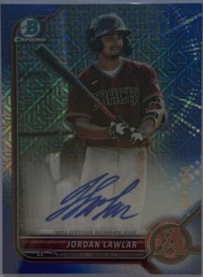 Jordan Lawlar [Blue Refractor] #BMA-JL