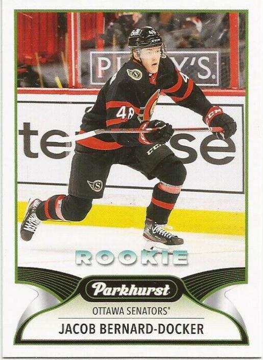 Jacob Bernard Docker #318 Hockey Cards 2021 Parkhurst