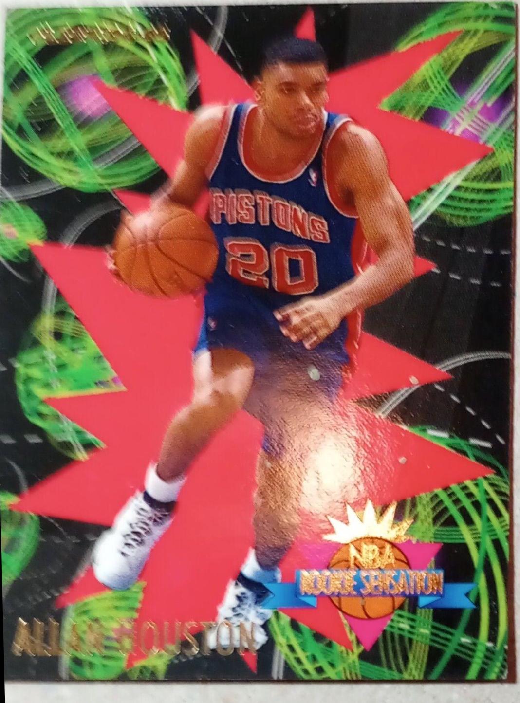 allan houston Basketball Cards 1994 Fleer