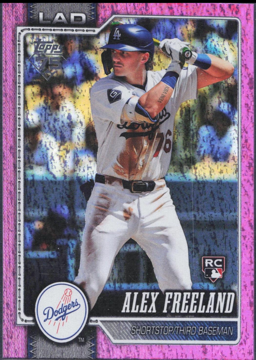 2026 Topps Alex Freeland [Sandglitter] #74 card