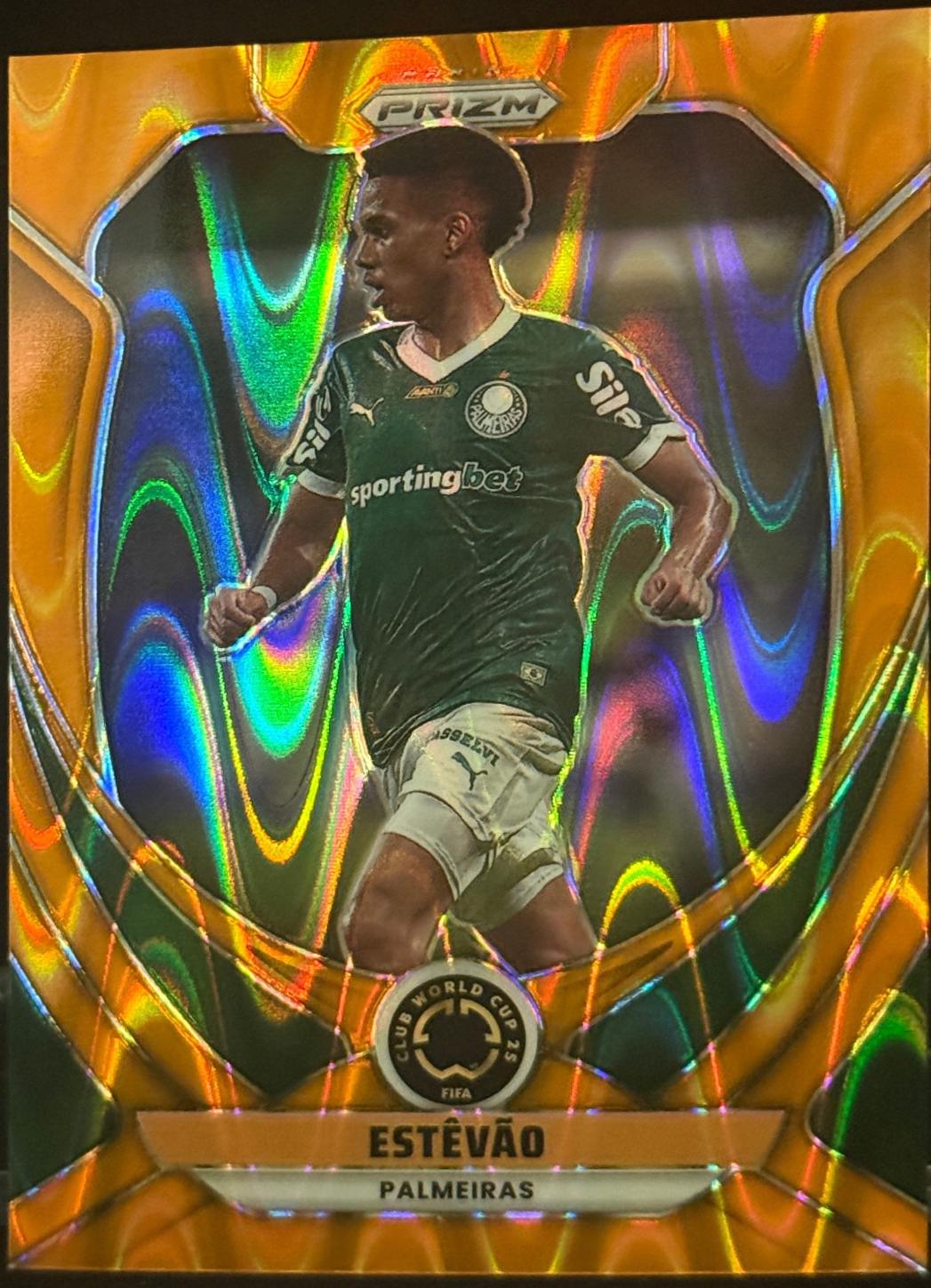 Estevao [Orange Seismic] #151 Prices | 2025 Panini Prizm FIFA