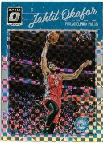 Jahlil Okafor Checkerboard #2 Basketball Cards 2016 Panini Donruss Optic