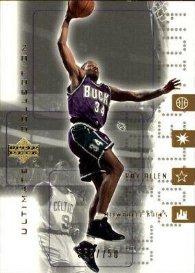 Ray Allen #32 Basketball Cards 2001 Ultimate Collection