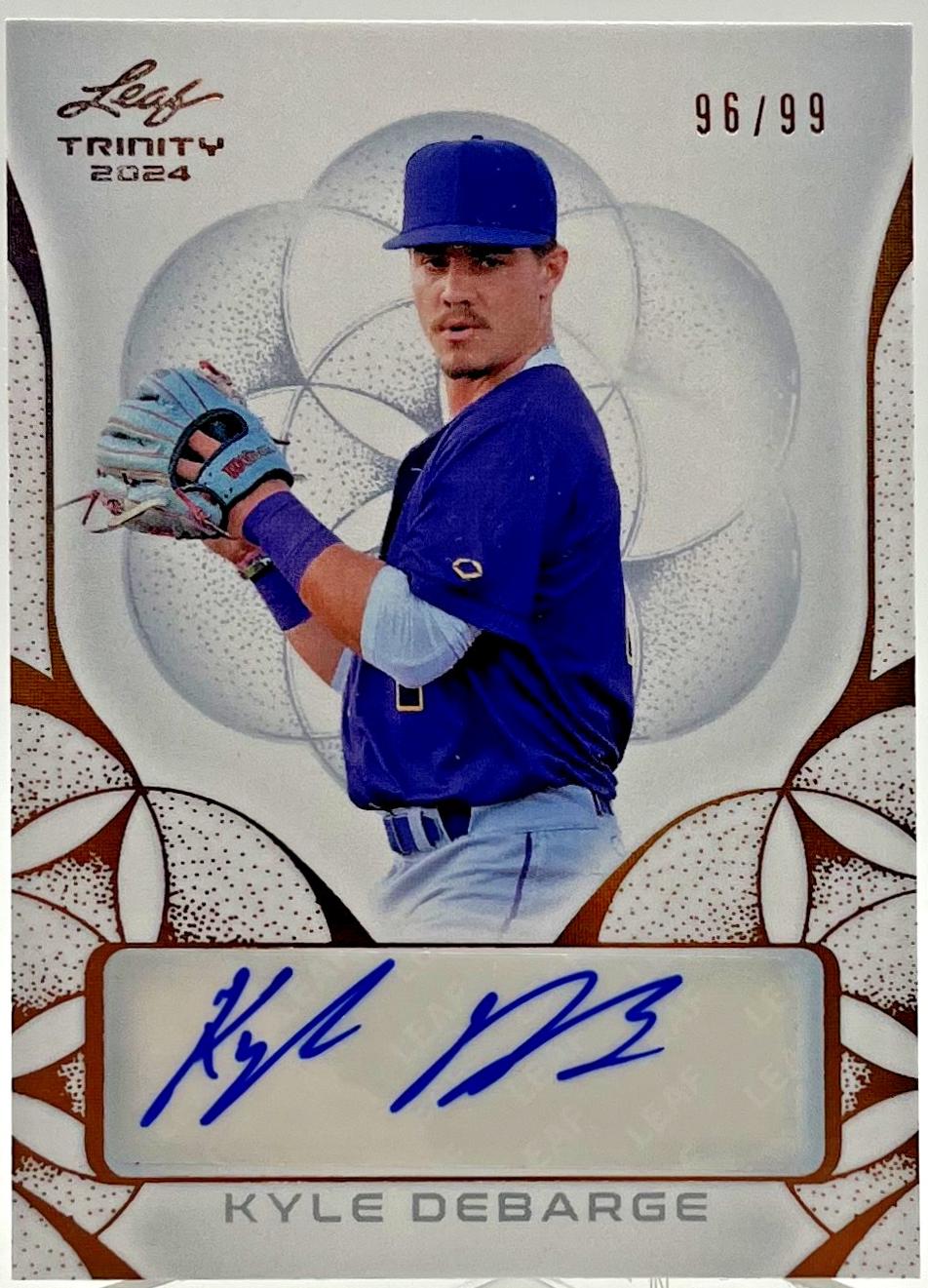 Kyle DeBarge #BA-KDB 2024 Leaf Trinity Autograph Baseball