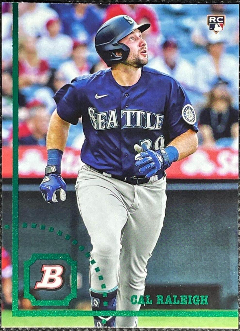 Cal Raleigh #26 Baseball Cards 2022 Bowman Heritage