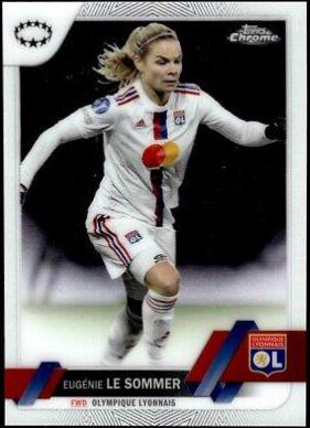 Eugenie Le Sommer #3 Soccer Cards 2022 Topps Chrome UEFA Women's Champions League