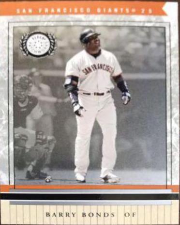 Barry Bonds #9 Baseball Cards 2003 Fleer Patchworks