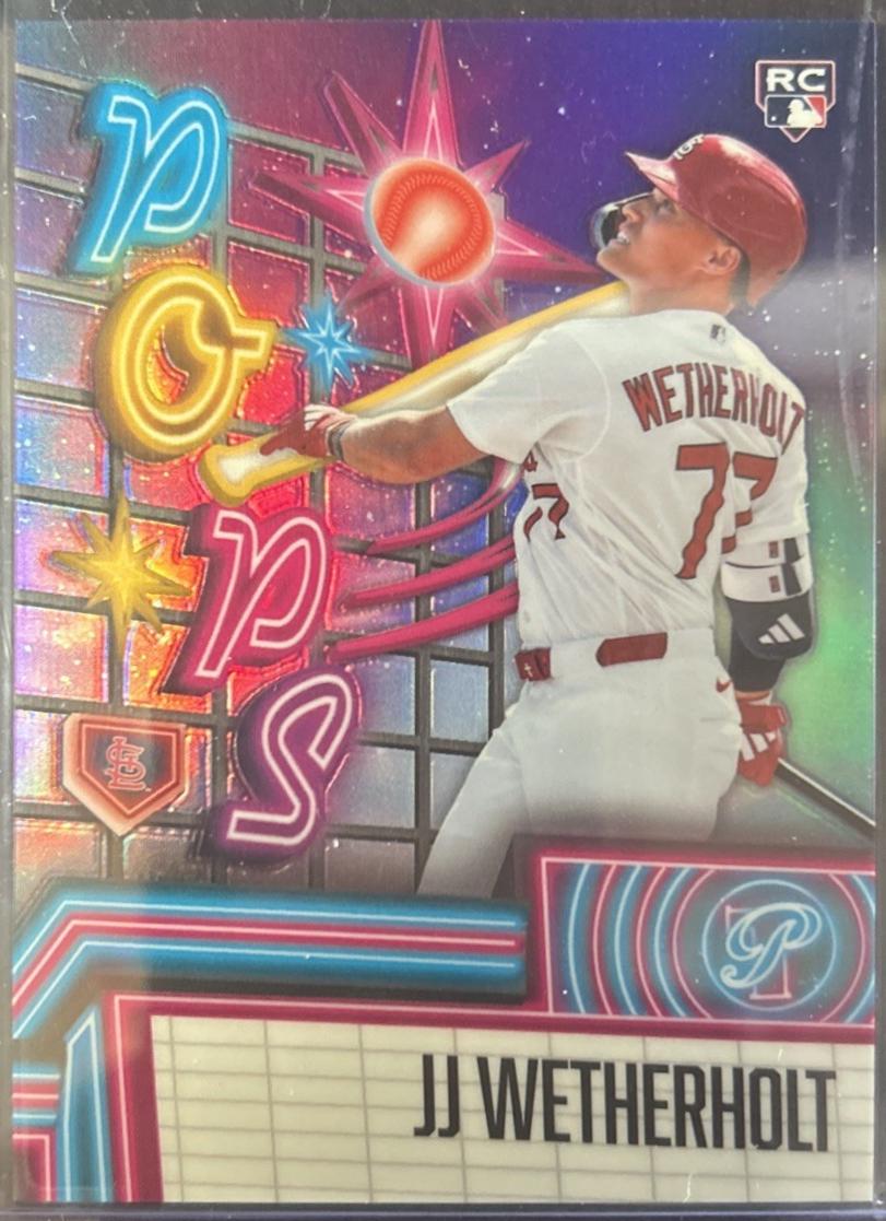 JJ Wetherholt #PPO-7 2026 Topps Pristine Baseball Pristine Pops
