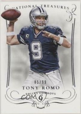 Tony Romo #9 Football Cards 2014 Panini National Treasures