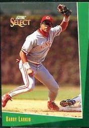 Barry Larkin #23 Baseball Cards 1993 Score Select
