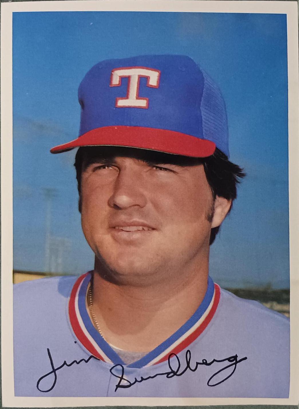 Jim Sundberg #NNO Baseball Cards 1981 Topps 5x7
