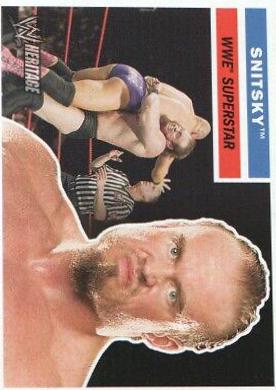 Snitsky #57 Wrestling Cards 2005 Topps Heritage WWE