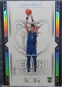Jake LaRavia #190 2022-23 Panini Noir Basketball