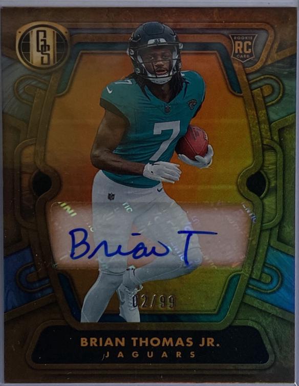 Brian Thomas Jr. #120 Football Cards 2024 Panini Gold Standard Autograph