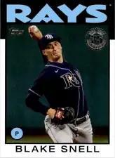 Blake Snell #86B-9 Baseball Cards 2021 Topps 1986 35th Anniversary