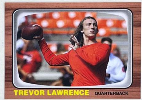 Trevor Lawrence #9 2021 Topps X Trevor Lawrence Football