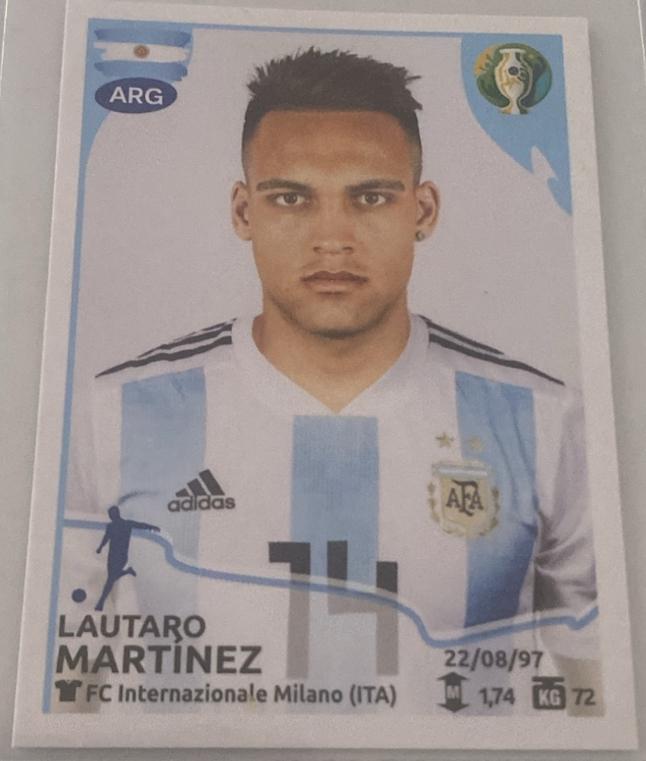 Lautaro Martinez #145 Soccer Cards 2019 Panini Copa America Sticker