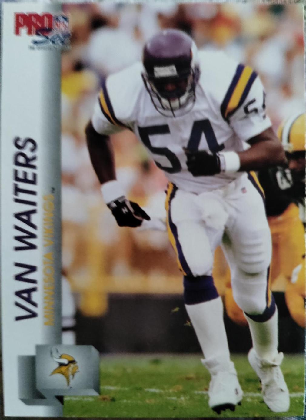 Van Waiters #571 Football Cards 1992 Pro Set