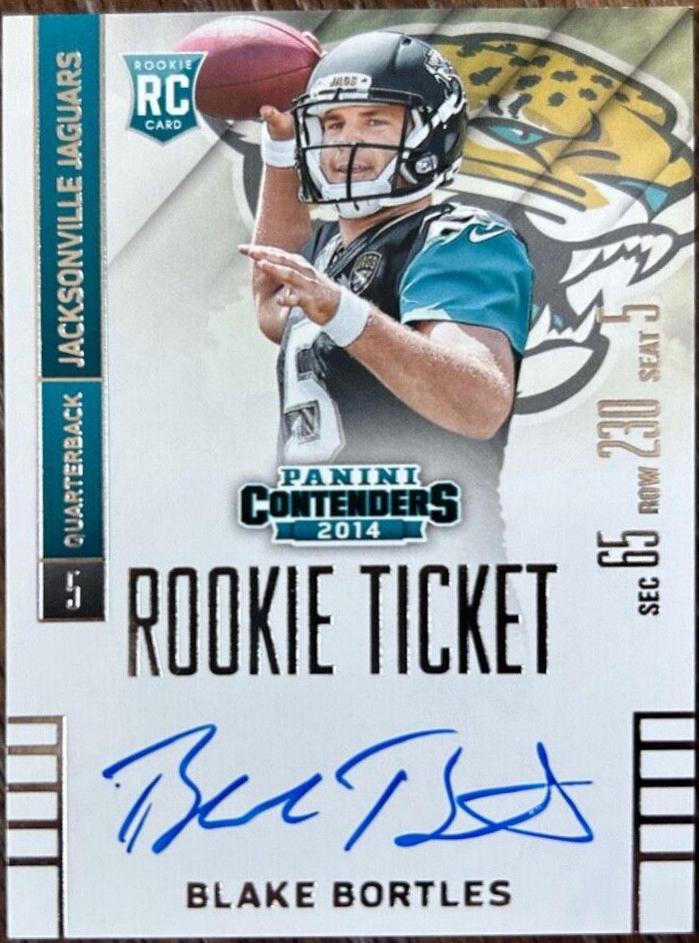 Blake Bortles [Ball in Right Hand Autograph Championship Ticket] #238