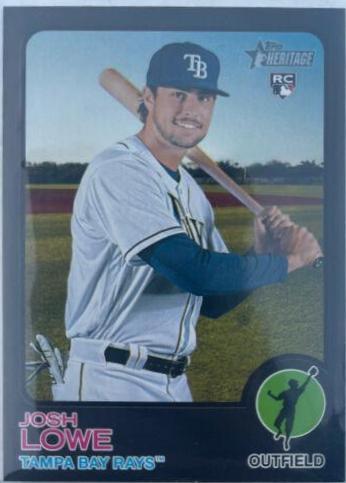 Josh Lowe #303 2022 Topps Heritage Baseball